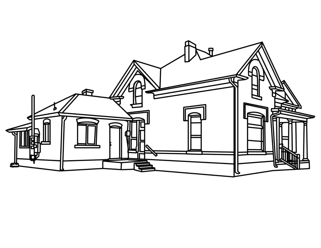 angle view sketch