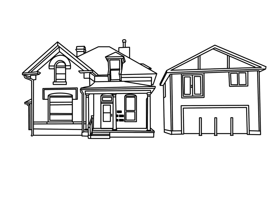 front view sketch