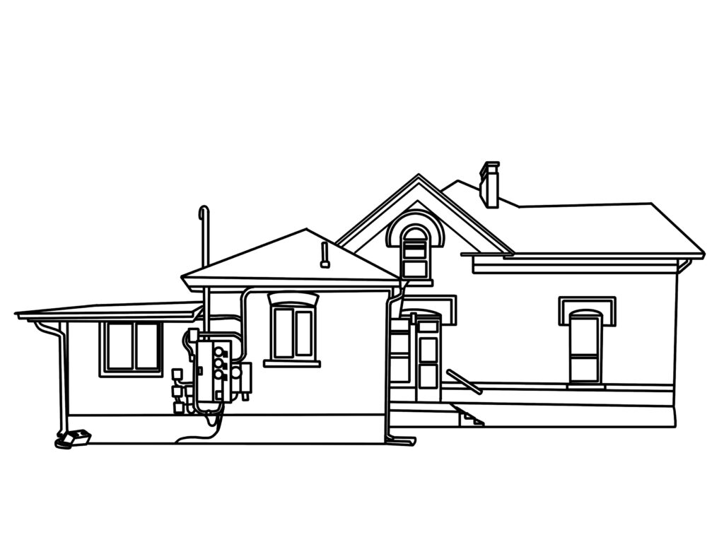 side view sketch